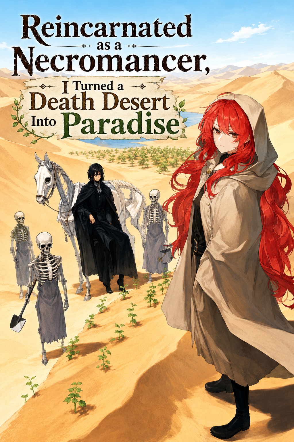 Reincarnated as a Necromancer, I Turned a Death Desert Into Paradise cover