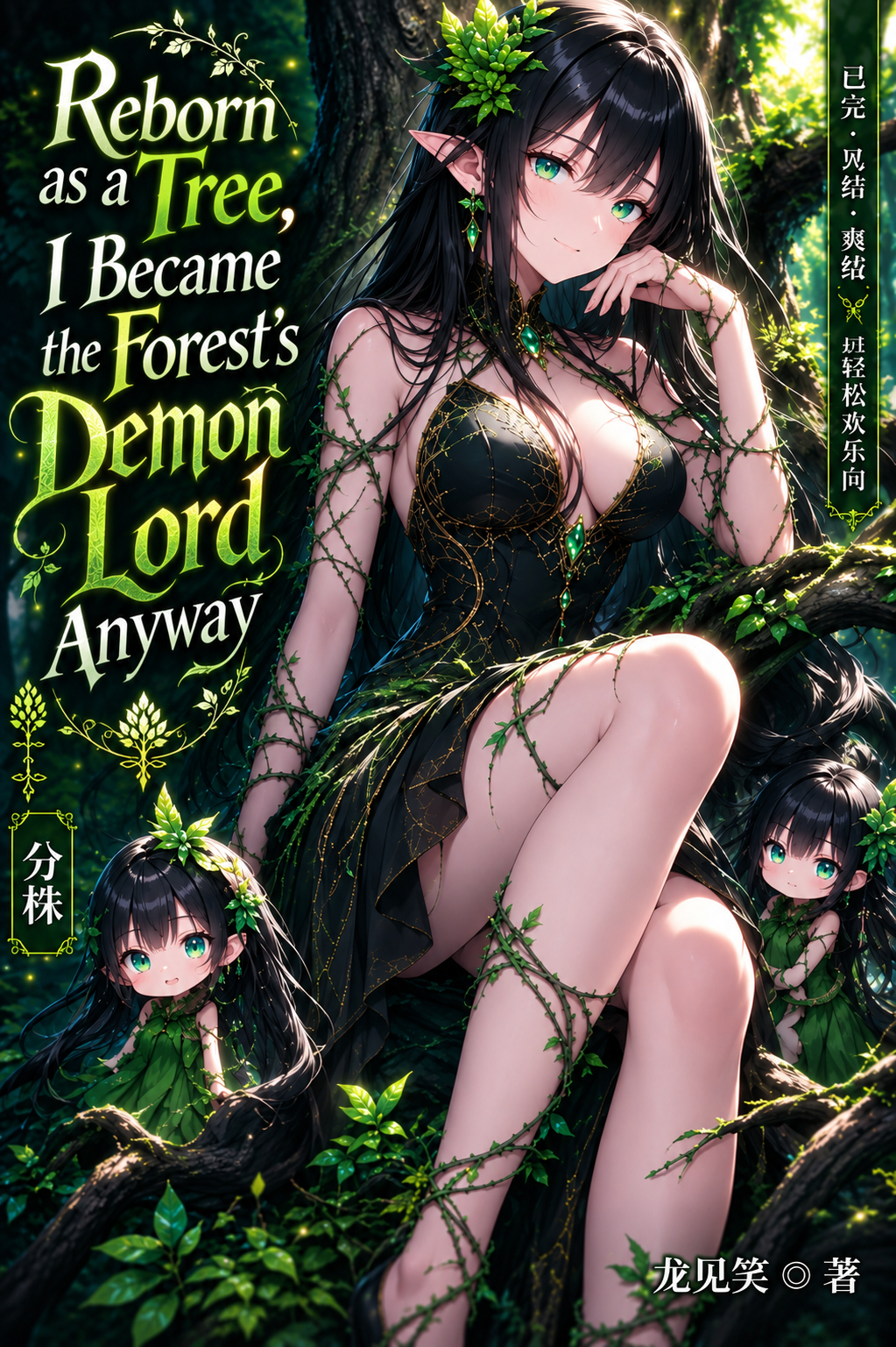 Reborn as a Tree, I Became the Forest's Demon Lord Anyway cover