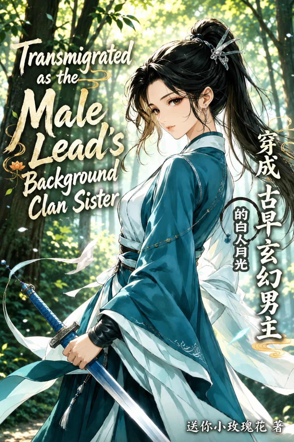 Transmigrated as the Male Lead's Background Clan Sister cover background