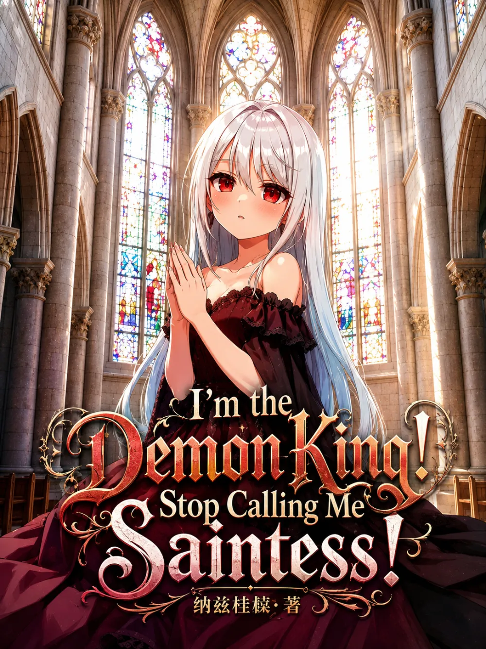 I'm the Demon King! Stop Calling Me Saintess! cover background